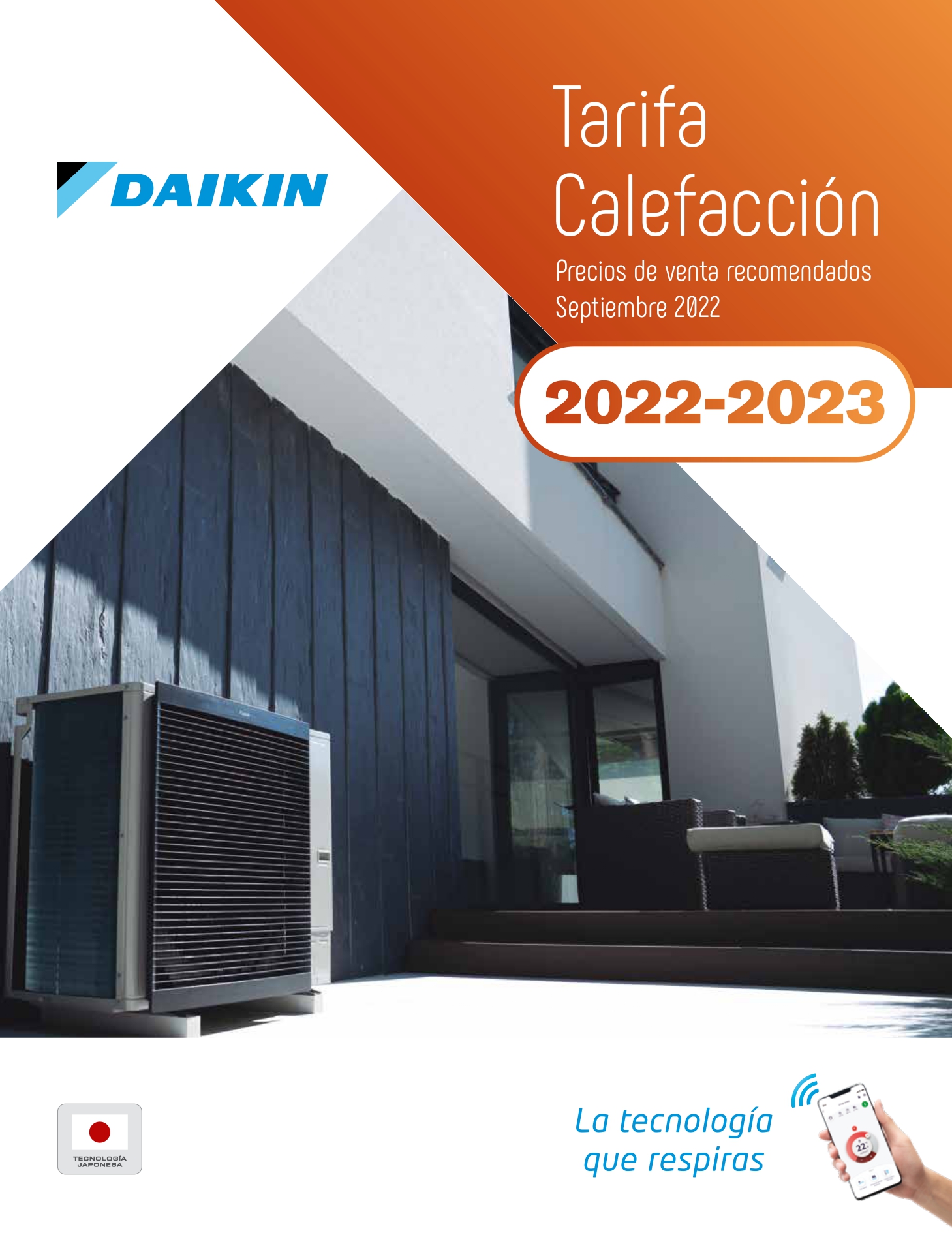 portada tarifa calefacción 2022 daikin