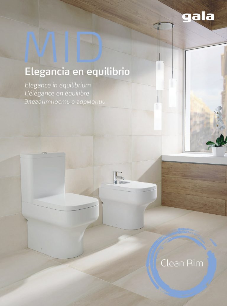Baños y sanitarios cerámicas Gala catálogo Mid