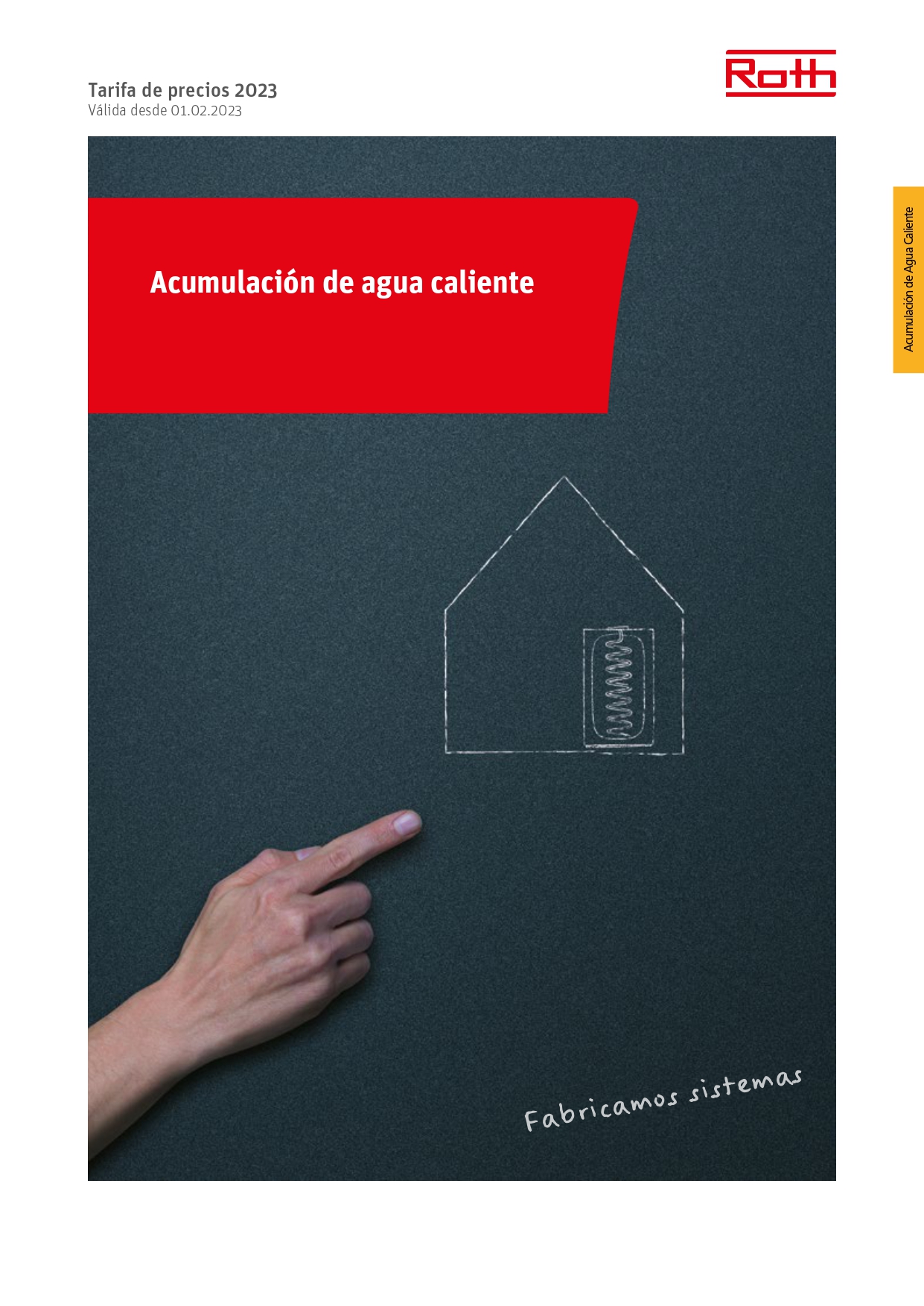 portada tarifa acumuladores roth agua caliente