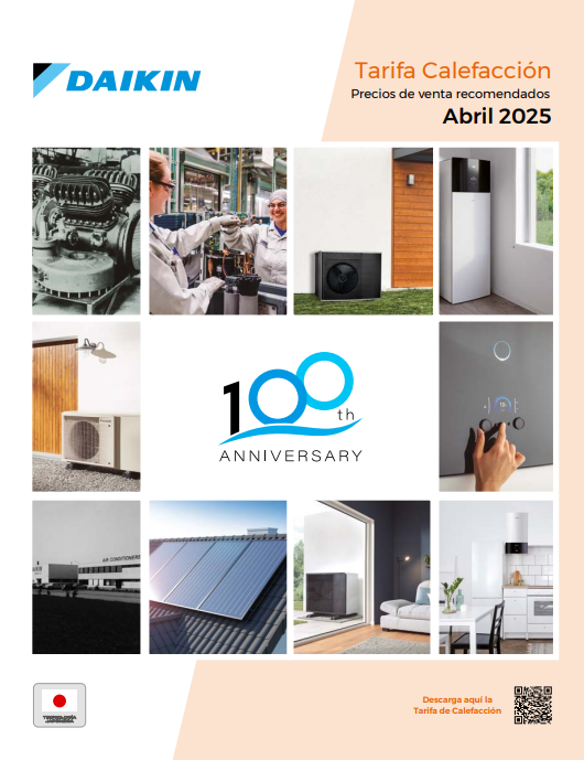 Tarifa Calefacción Daikin 2025