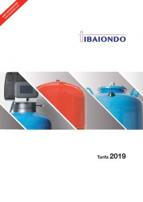 Calderines y acumuladores de agua IBAIONDO tarifa 2019