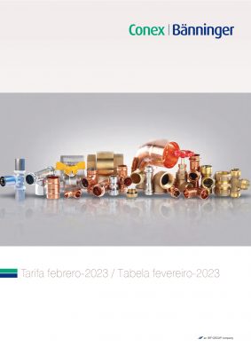 Accesorios de cobre y bronce IBP ATCOSA tarifa 2023
