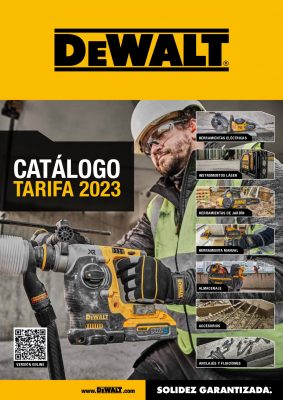 portada catálogo tarifa herramientas eléctricas dewalt