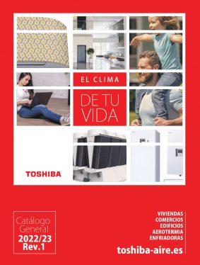portada catálogo climatización toshiba 2023