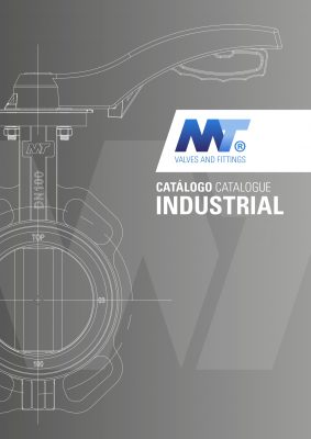 portada catálogo industrial valvulería MT