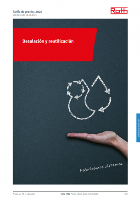 Tarifa Desalación 2025