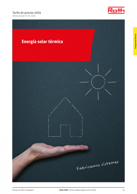 Tarifa Energía Solar Térmica