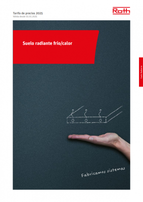 Tarifa Suelo Radiante 2025